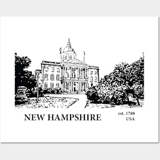 New Hampshire - USA Posters and Art